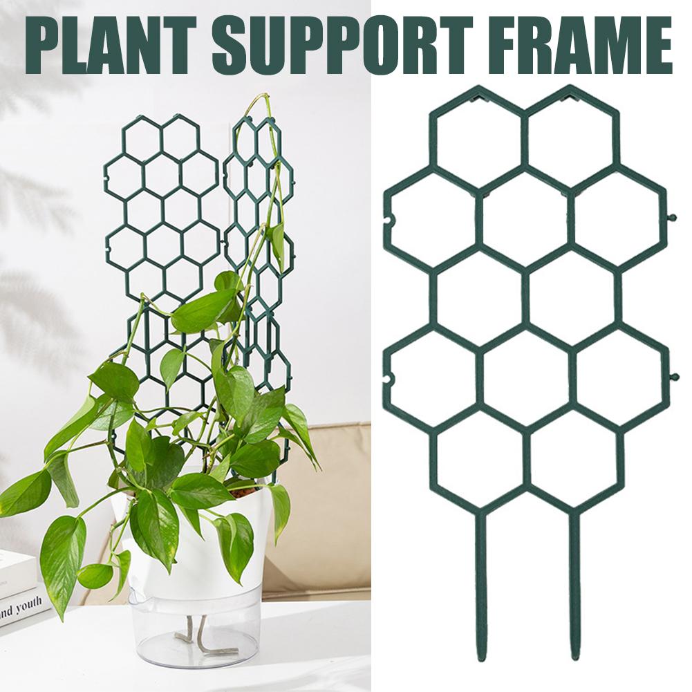 Gardening Tools Usa - 1/2/5 個プラスチック植物サポートフレーム積み重ね可能な園芸ツール、つる性植物、つる、アイビー、花、ポット、拡張アクセサリー用