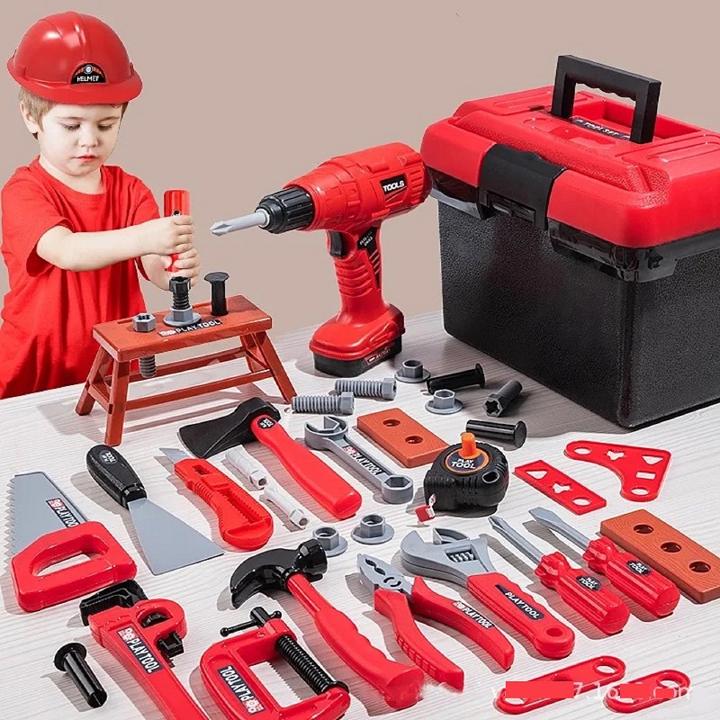 Gardening Tools 5 Year Old - 子供用シミュレーション修理ツールおもちゃ エンジニアツールセット 電動ドリル ドライバー ごっこ遊びおもちゃ ハロウィン