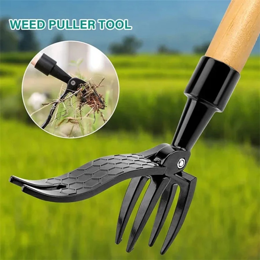 Gardening Tools Usa - ネジ穴付きスタンドアップ除草ツール、ポータブル除草ヘッド交換用、園芸用掘削除草機除去アクセサリー