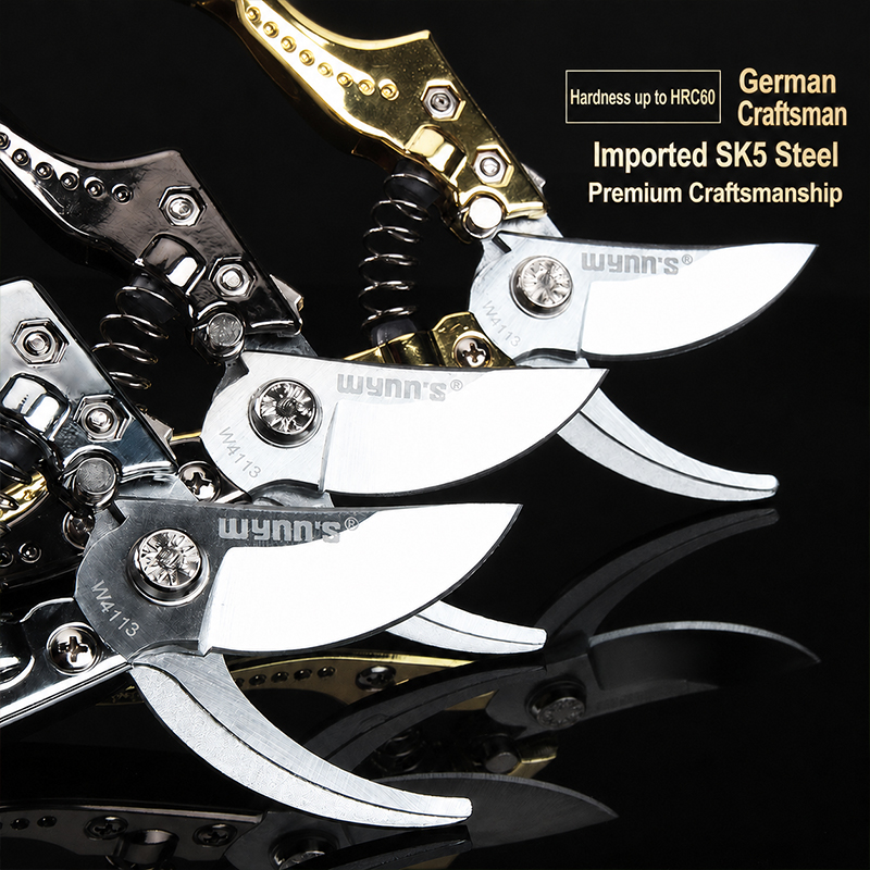 Gardening Tools Sharp - SK5鋼製園芸剪定鋏、果樹用鋭利な枝切りトリマー、人間工学に基づいたハンドプルーナー、園芸用切断工具