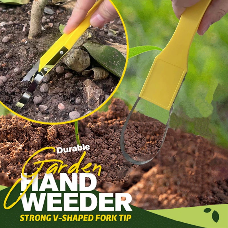 Gardening Tools Sharp - 1個 ガーデンバンディット ハンドループ除草ツール - 鋭い刃付き鉄ループデザイン -