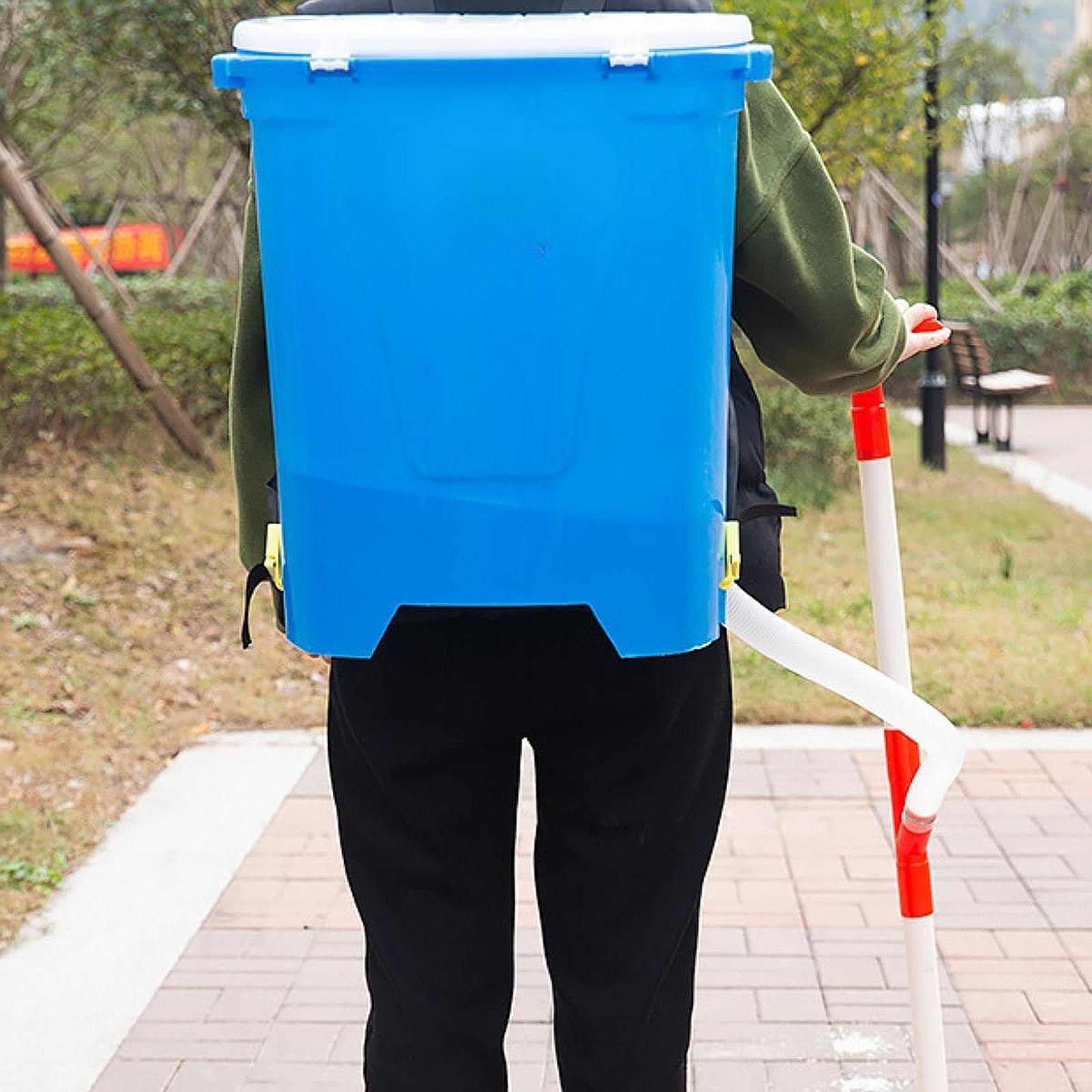 人間工学に基づいたハンドル付き肥料散布機、手動背負式散布機、 - Grass Seed Spreader のレビューと価格