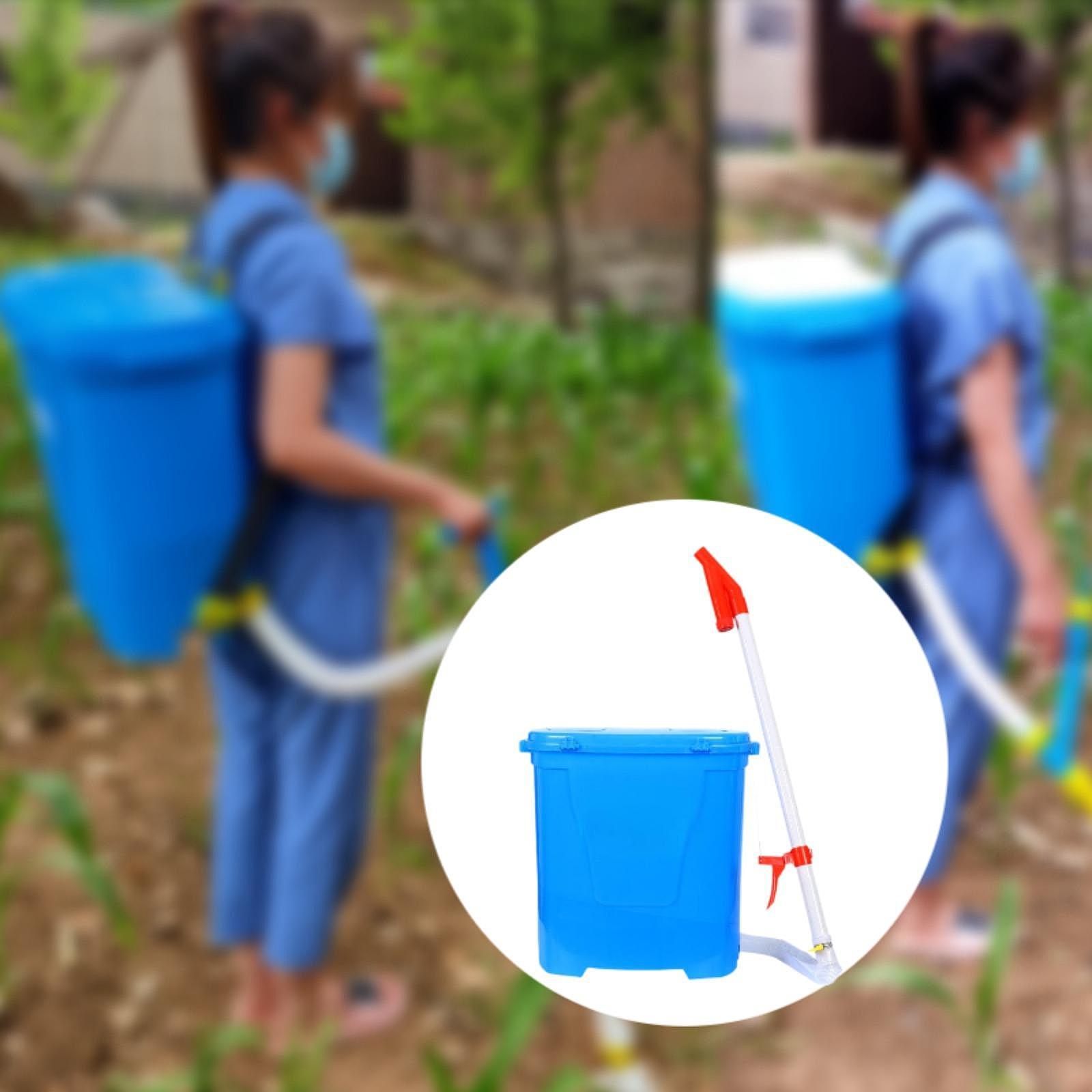 人間工学に基づいたハンドル付き肥料散布機、手動背負式散布機、 - Grass Seed Spreader のレビューと価格