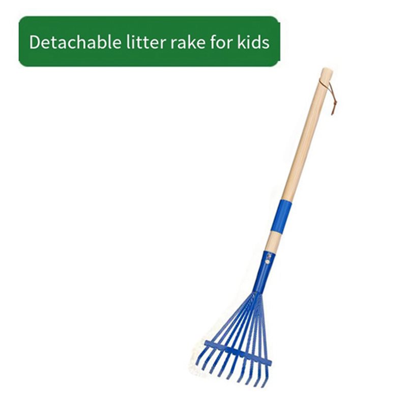 JHD 3X 子供用熊手 木製ハンドル付き かわいい熊手 子 - Gardening Tools For 3 Year Old のレビューと価格