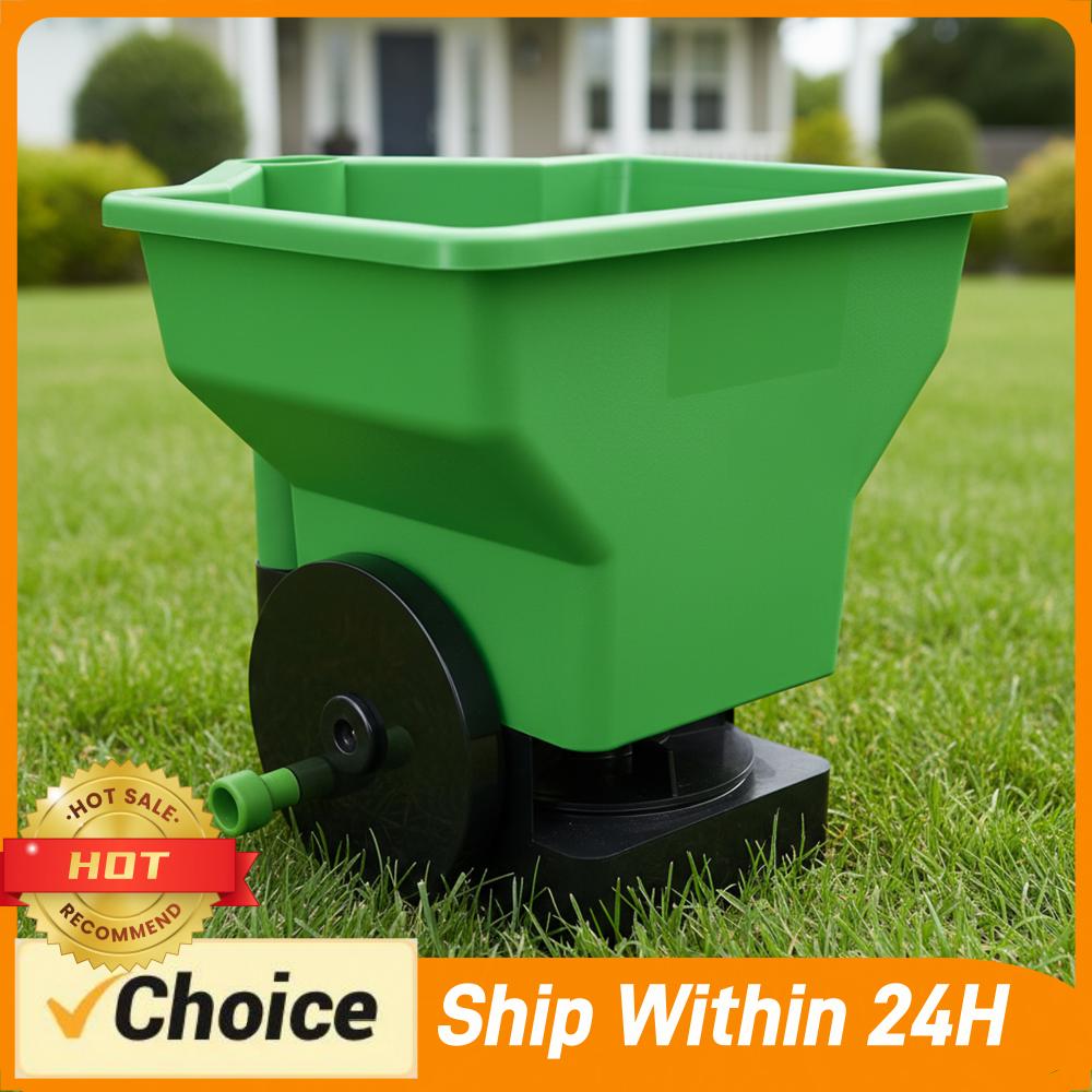 手動式小型散布機 3L 人力省力 ハンドヘルド芝生・庭園散布 - Grass Seed Spreader のレビューと価格
