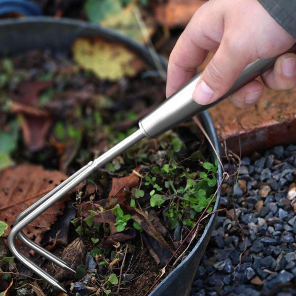 ステンレス鋼雑草抜き 2-7 歯マンガン鋼ハンドレーキガーデ - Gardening Tools Hoe のレビューと価格
