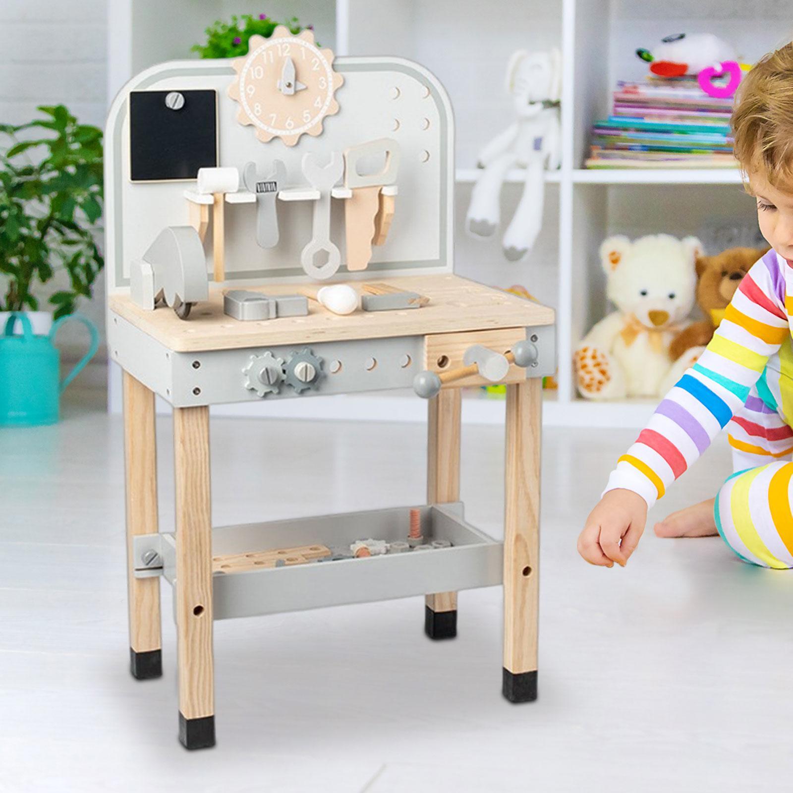 大型プレイツールベンチおもちゃ、3歳以上の幼児向けのワークベ - Gardening Tools 5 Year Old のレビューと価格