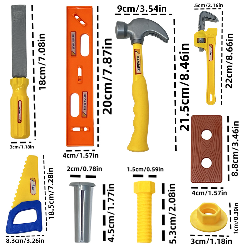 プラスチックシミュレーションメンテナンスツール建設おもちゃセ - Gardening Tools 5 Year Old のレビューと価格