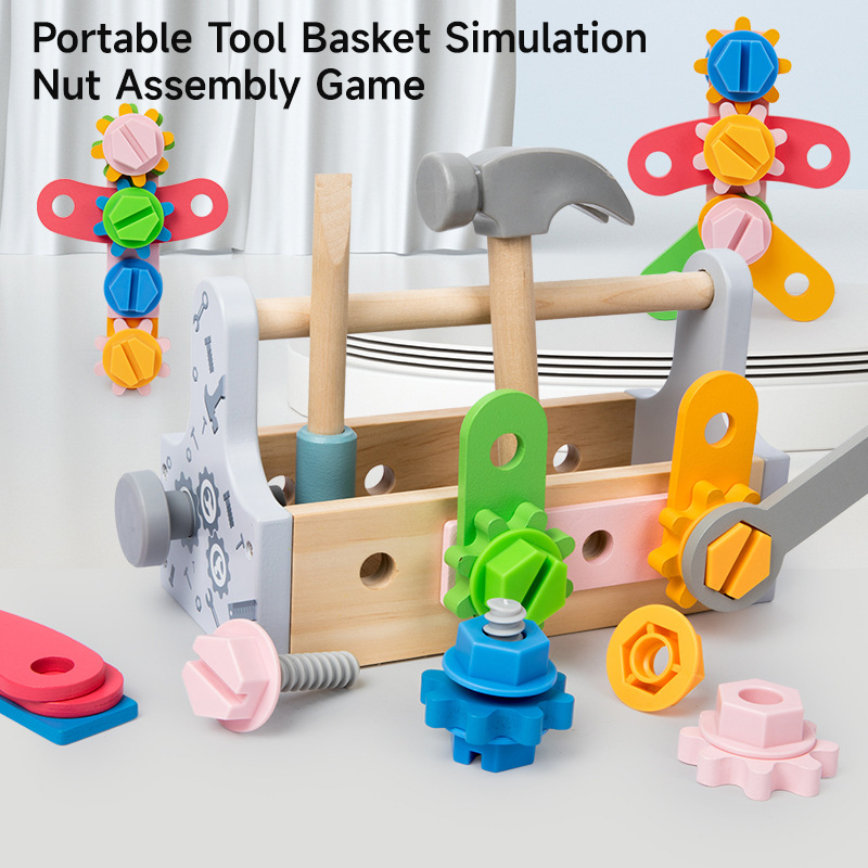 子供用ツールボックス木製おもちゃDIYネジ修理キットおもちゃ - Gardening Tools 5 Year Old のレビューと価格