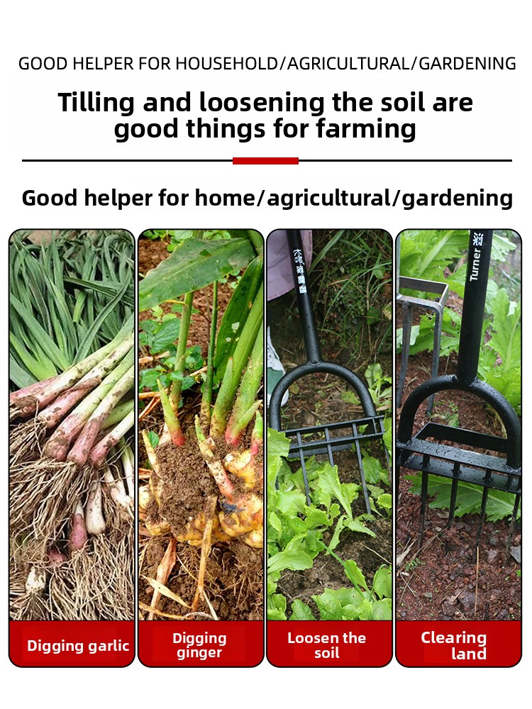 庭の土をほぐすためのツール、ディープティラー、鍬、スチールフ - Gardening Tools Hoe のレビューと価格