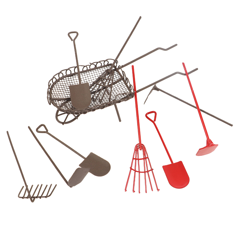 ドールハウスシミュレーションガーデンツールキット、シャベル、 - Gardening Tools Usa のレビューと価格