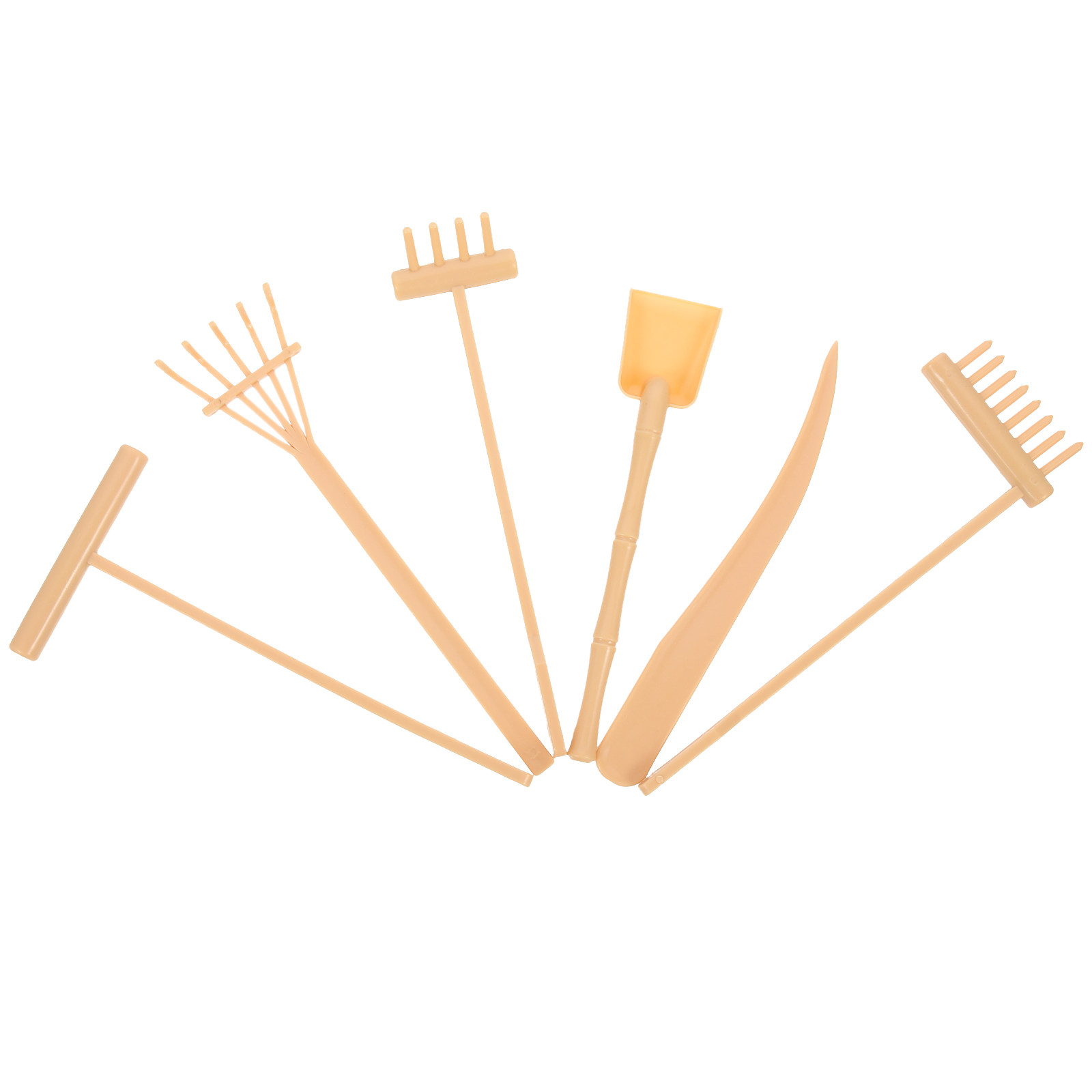 6個入りセット、禅庭用の道具、砂場用の熊手、ハロウィンやクリ - Gardening Tools Rake のレビューと価格