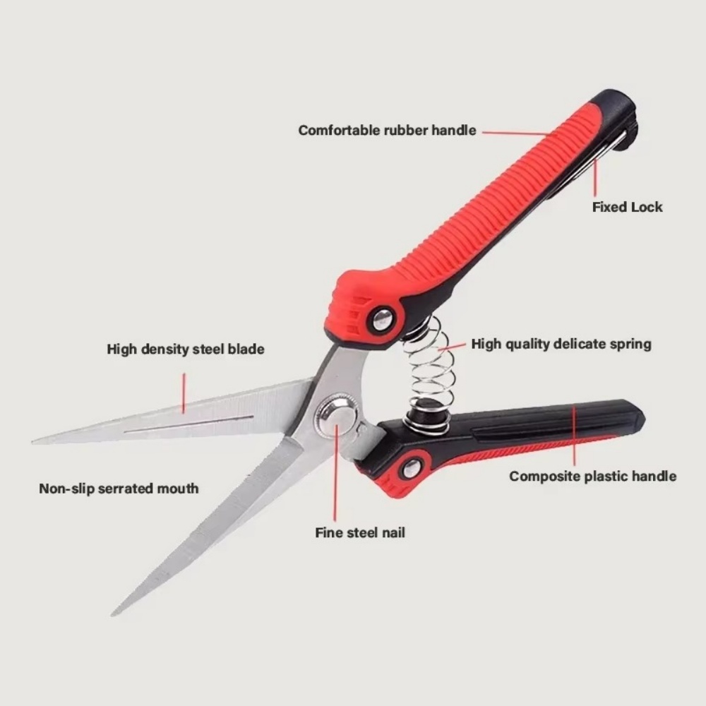 プロ仕様の鋭利な枝切り鋏、ステンレス製剪定鋏、滑り止めハンド - Gardening Tools Sharp のレビューと価格