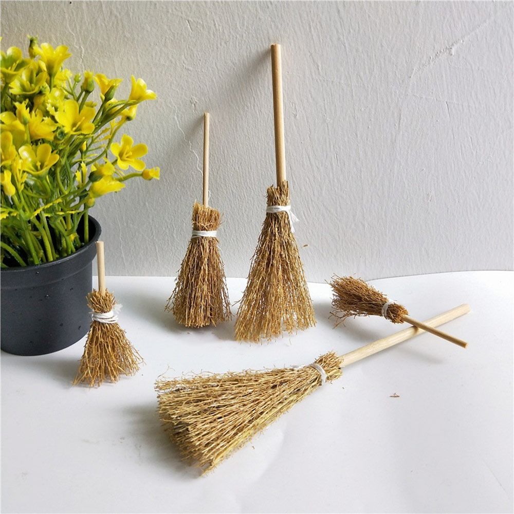5 ピース/バッグクラフトシーンミニほうきキッチン庭の装飾品 - Gardening Tools Usa のレビューと価格