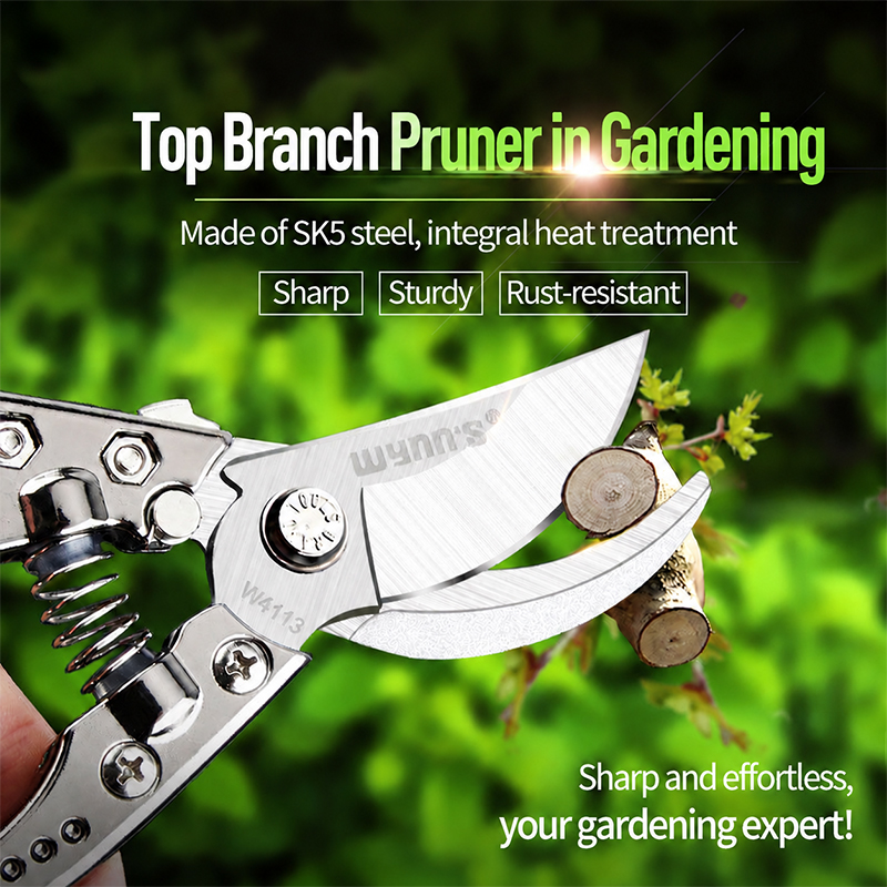 SK5鋼製園芸剪定鋏、果樹用鋭利な枝切りトリマー、人間工学に - Gardening Tools Sharp のレビューと価格