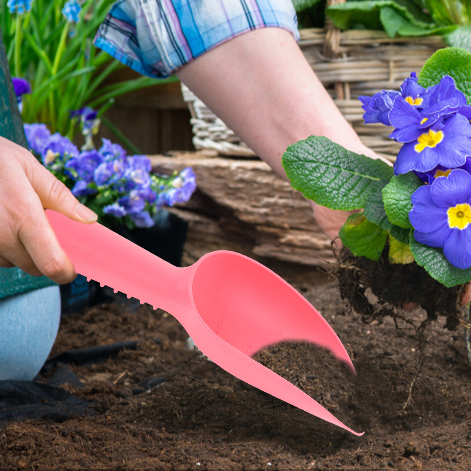 2個入り、プラスチック製ガーデンスコップ、手動式移植用スコッ - Garden Hand Trowel のレビューと価格