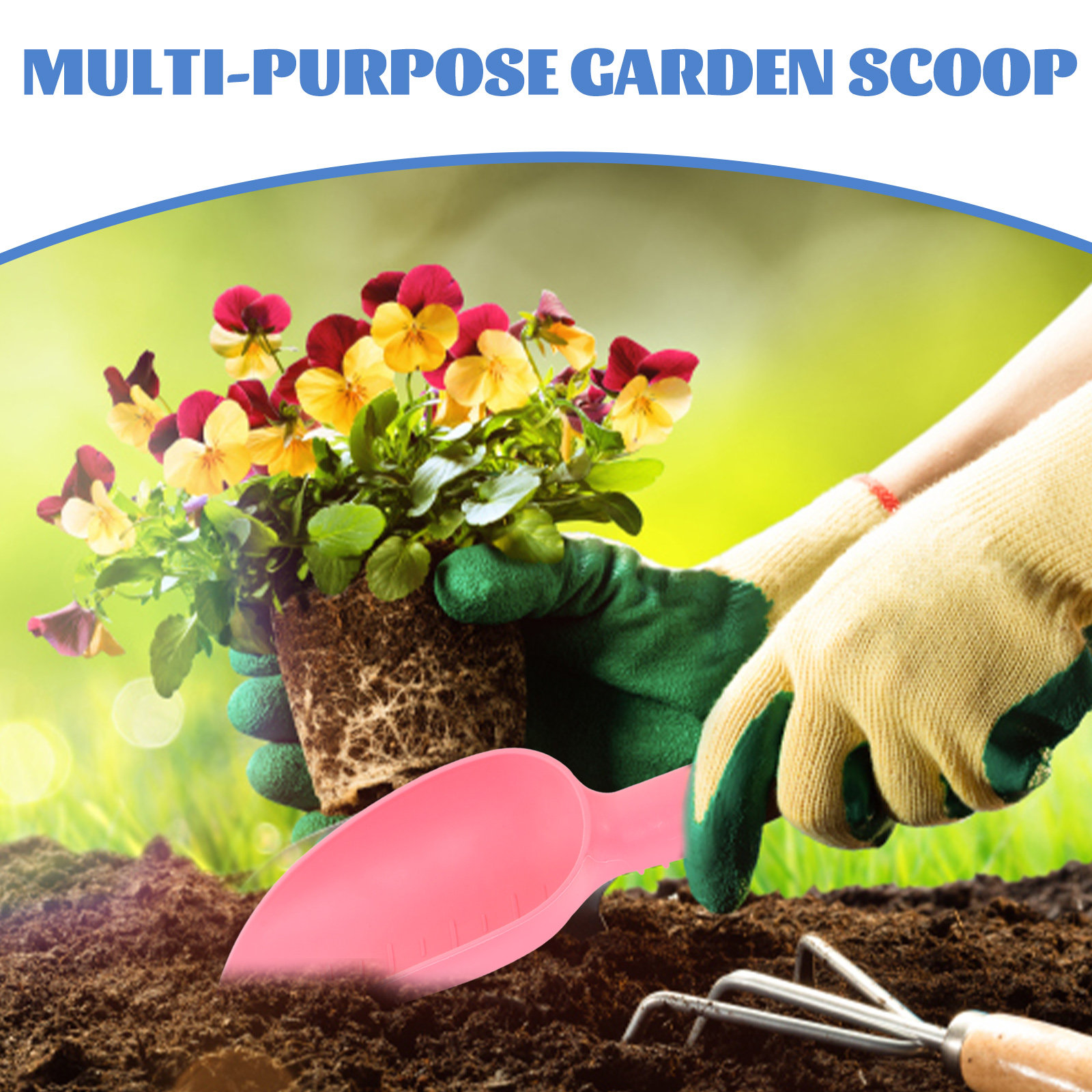 2個入り、プラスチック製ガーデンスコップ、手動式移植用スコッ - Garden Hand Trowel のレビューと価格