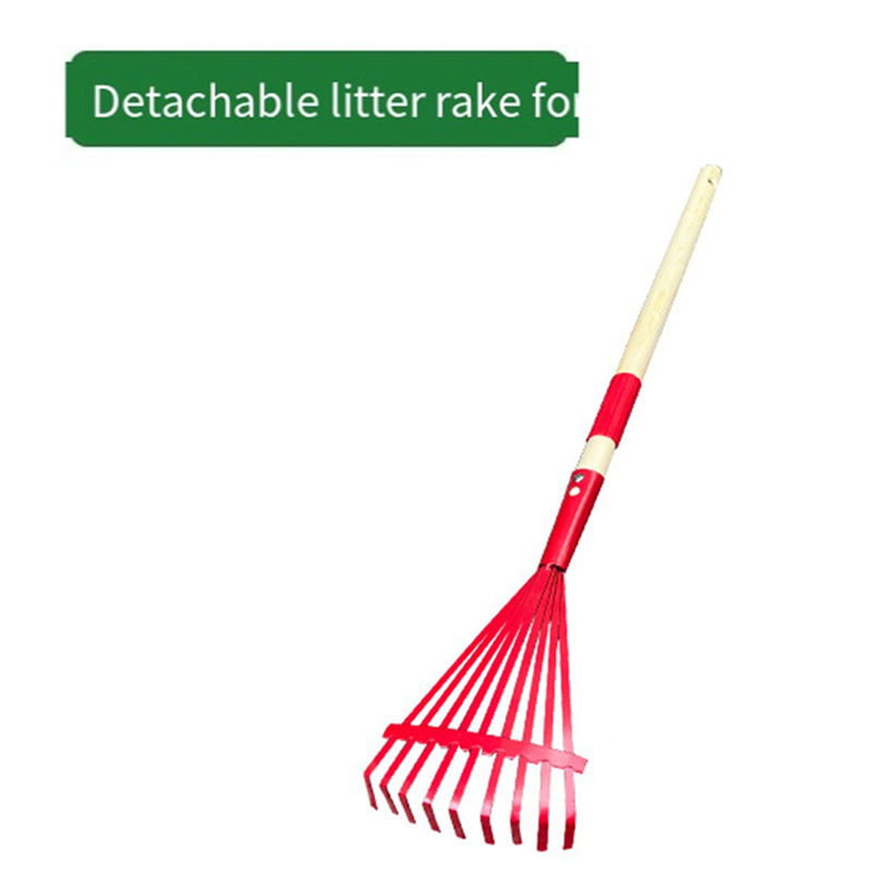 A008 子供用熊手 硬質木製ハンドルと子供用のかわいい熊手 - Gardening Tools For 3 Year Old のレビューと価格