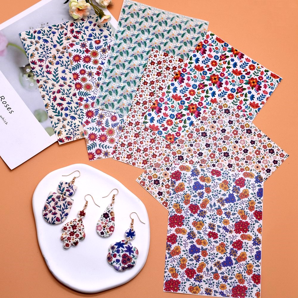 SNASAN DIY 豪華な花水彩転写紙ソフト陶器ポリマーク - Gardening Tools Diy のレビューと価格