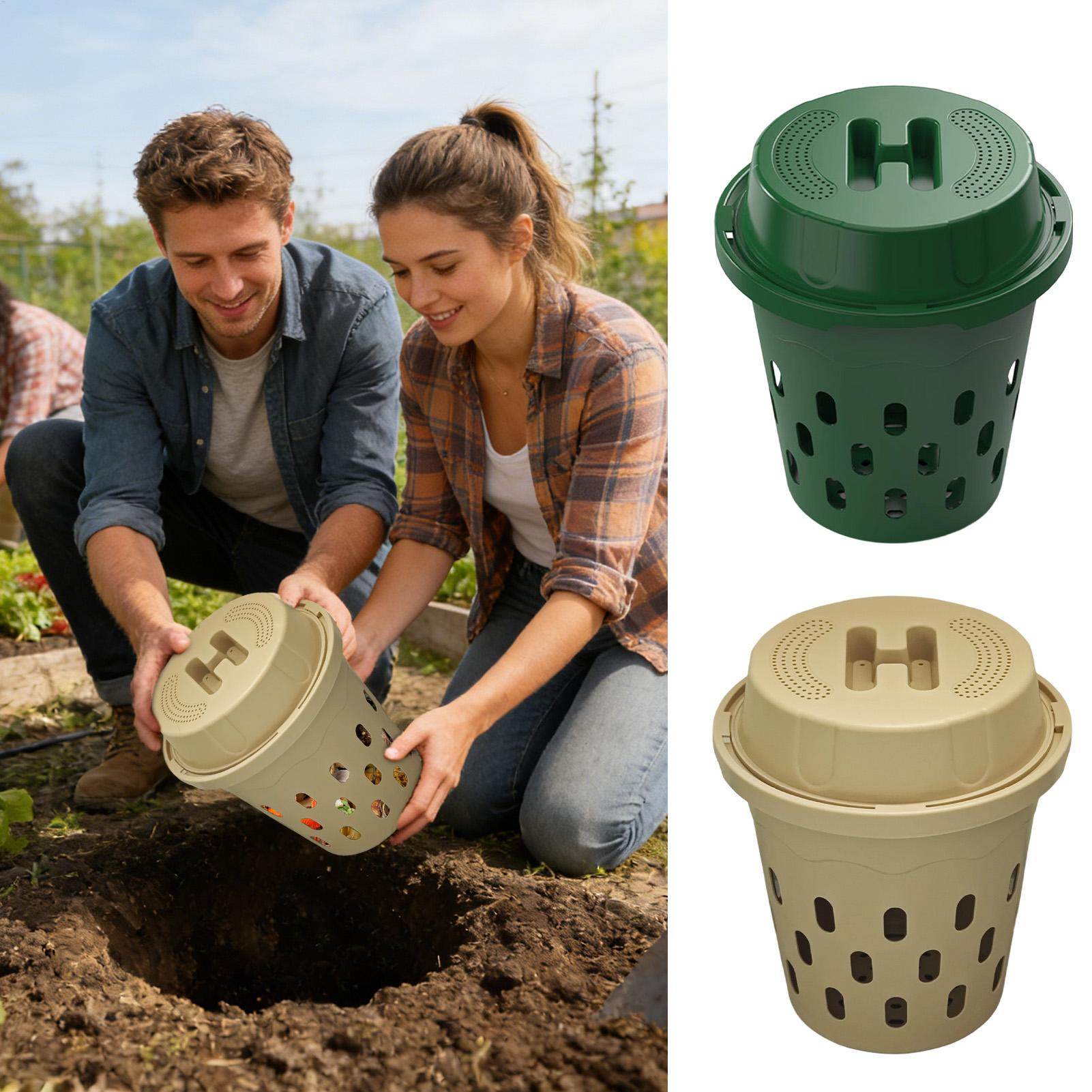 埋め込み式ミミズコンポスター　有機堆肥　庭用　埋め込み式コン - Compost Bin のレビューと価格