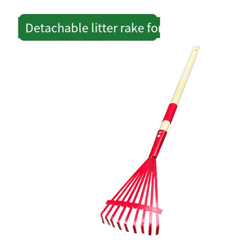 A84X-2X 子供用熊手、木製ハンドルとかわいいデザイン、 - Gardening Tools For 3 Year Old のレビューと価格